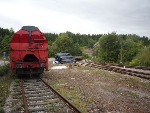 Ladegleis des Gterbahnhofs Stetten