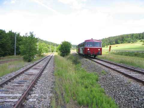 1. Abzweig zum Bahnhof Oberheutal