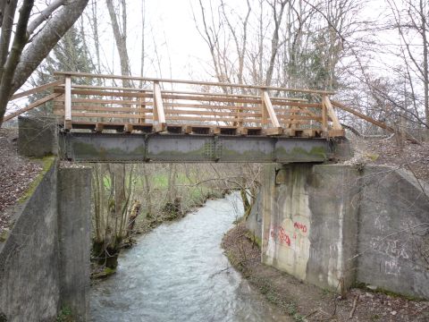 Brücke über die Wiesaz