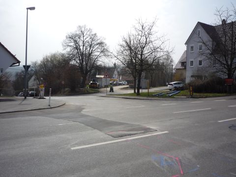 Bahnübergang in Ohmenhausen
