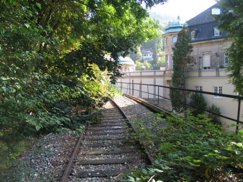 Zufahrt zum Viadukt in Ebingen