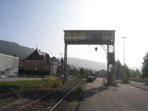 Zufahrt zum Bahnhof Ebingen