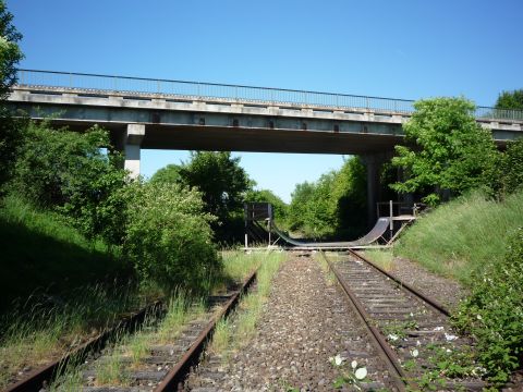 Brcke der Strae von Ensingen nach Kleinglattbach