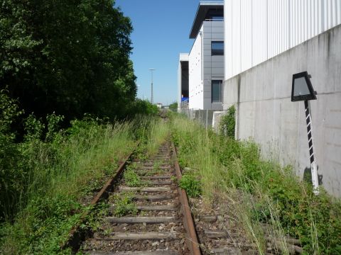 Zwischen dem Abzweig und Vaihingen Nord