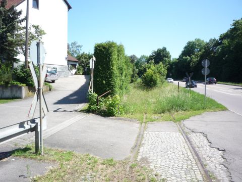 1. Bahnbergang ber die Vaihingerstrae