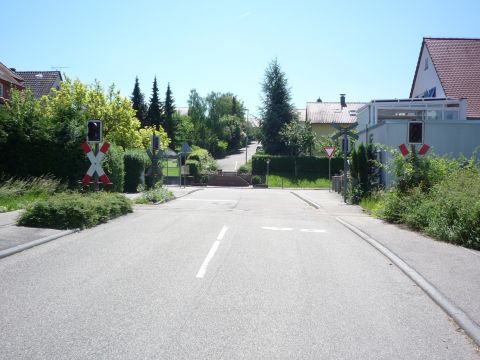 Bahnbergang in Kleinglattbach