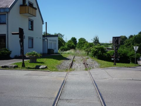 Bahnbergang in Kleinglattbach