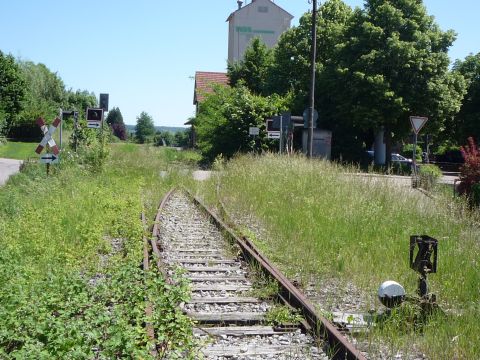 Bahnbergang ber die Bismarkstrae