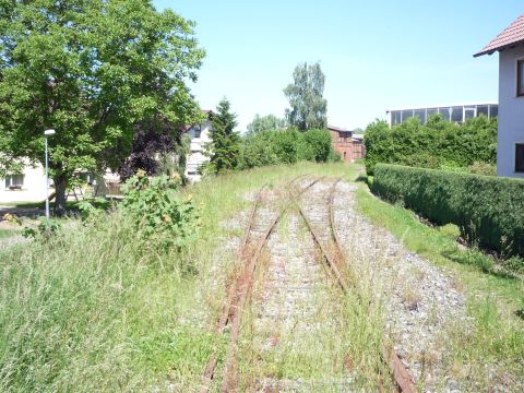 Einfahrt in den Bahnhof Enzweihingen