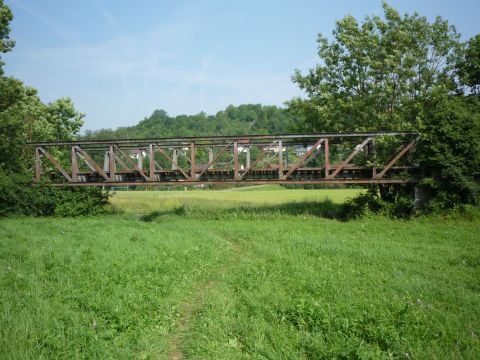 Flutbrcke vor der Jagst