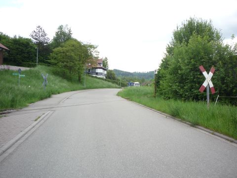 Bahnbergang ber den Kocherweg