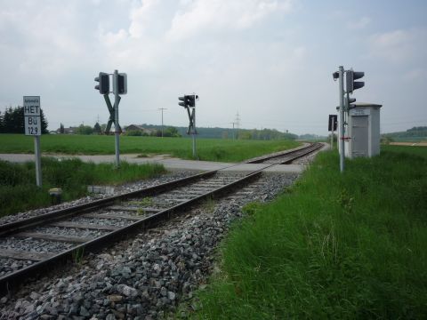 Bahnbergang zwischen Hemmingen und Heimerdingen