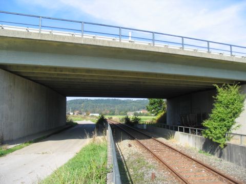 Brücke der Autobahn A6