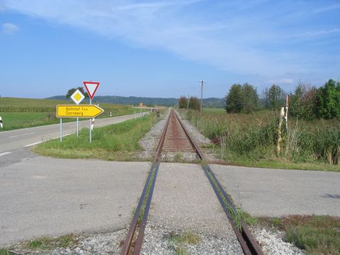 Bahnübergang bei Dornberg