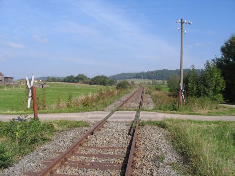 Bahnübergang beim Georgenhof
