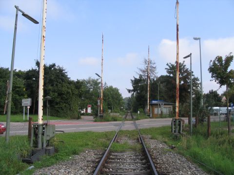 Bahnübergang in Nördlingen