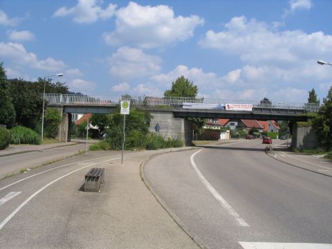 Doppelbrcke im Westen von Schwbisch Gmnd 