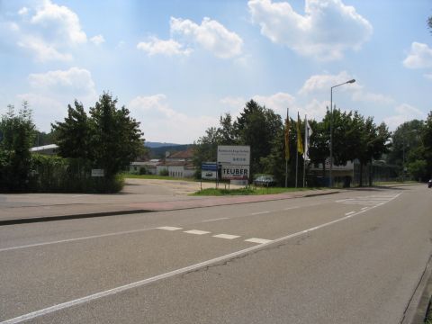 Brcke im Industriegebiet Schwbisch Gmnd