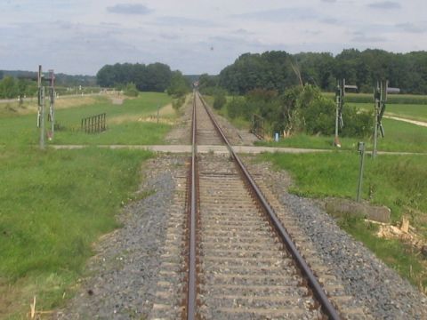 Bahnbergang beim Bhlhof