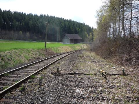 Einmndung in die Bahnlinie Landsberg - Schongau