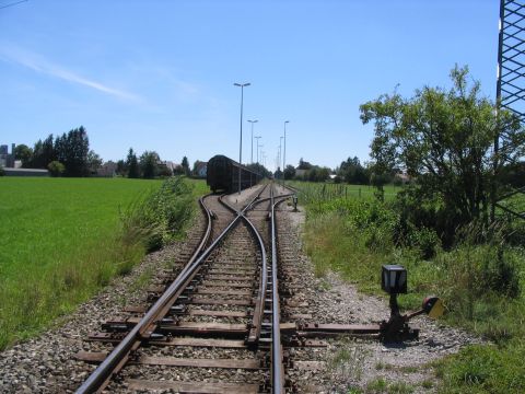 Zusammenstellbahnhof der Papierfabrik