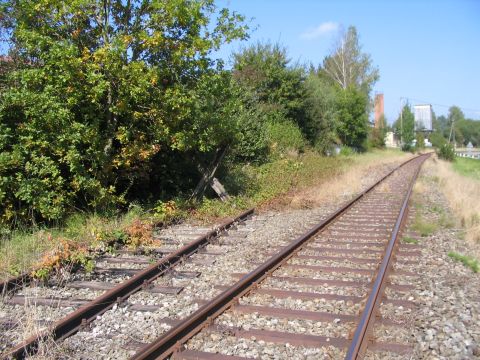 Zufahrt zum Depot