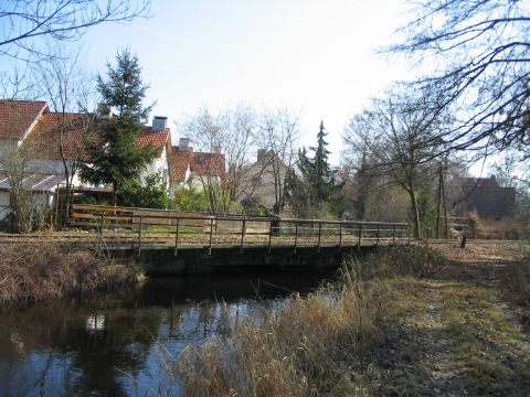 Br�cke �ber einen Seitenkanal der Wolfegger Ach