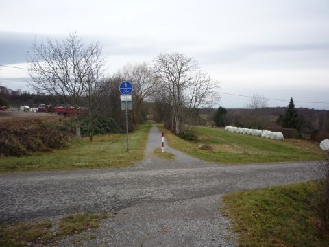 Bahn�bergang zwischen Birkenfeld und Gr�fenhausen