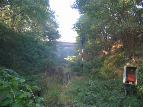 Stra�en�berf�hrung vor Bleicherode